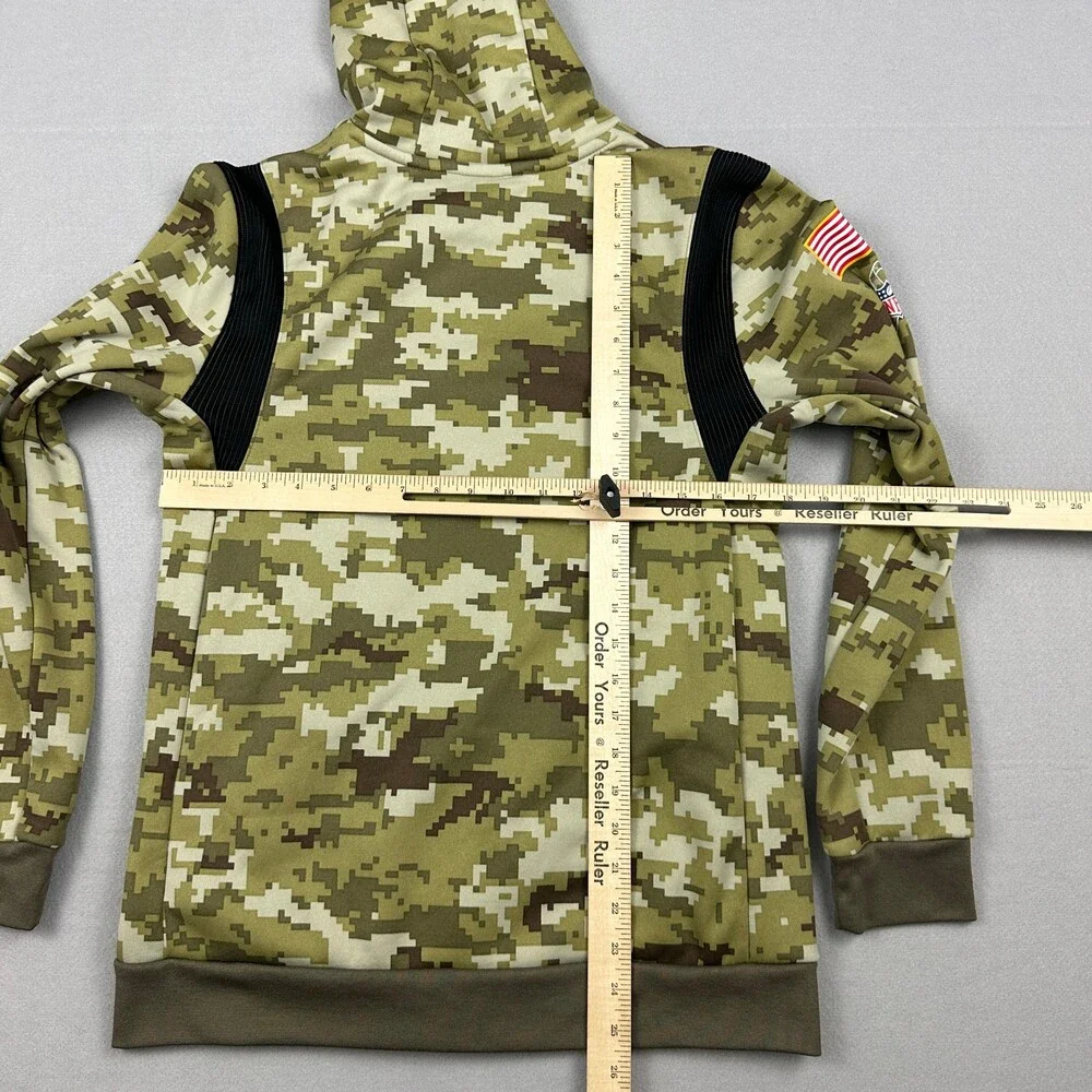 Carolina Panthers Hoodie Boys XL 18/20 Camo Nike On Field Salute Service